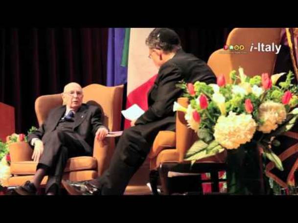 New York Embraces Giorgio Napolitano